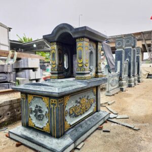 Mộ Đá 1 Mái Đẹp - Lăng Mộ Đá Anh Khoa